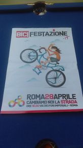 Poster For Cycling Event In Rome Italy