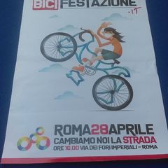 Poster For Cycling Event In Rome Italy