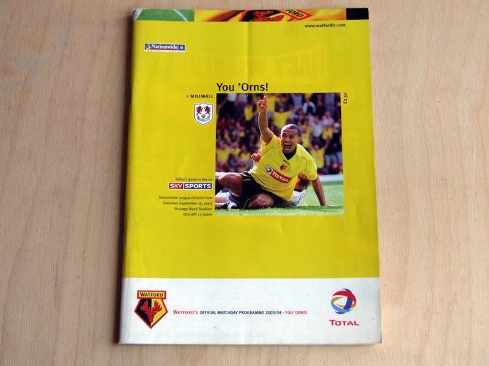 Watford Football Club programmes