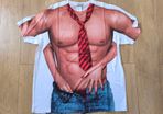 Sexy man handling Faux Real T shirt XL costume adult Halloween