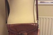 Coccinelle Tan Leather Shoulder - Crossbody Bag