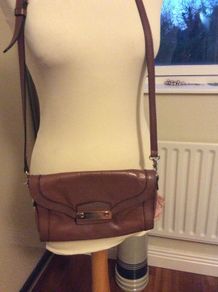 Coccinelle Tan Leather Shoulder - Crossbody Bag