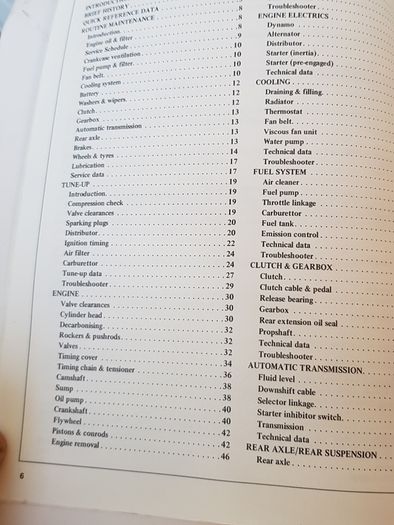 haynes work shop manual