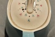 1950s Style Turquoise Tea or Coffee Pot