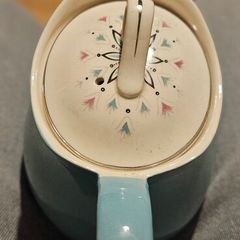 1950s Style Turquoise Tea or Coffee Pot