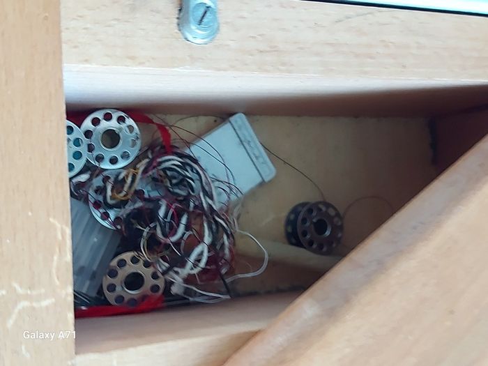 Novum Electric Sewing Machine with Sew-Tric Motor with Pedal and power supply, Round Pin Plug, A true Blast from the Past