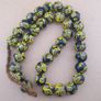 Antique Murano Style Millefiori Glass Beads Necklace 22 inches Strands Image 3