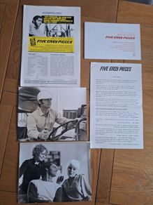 1970 Five Easy Pieces Pressbook Press Kit Photos Jack Nicholson