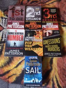 James Patterson Books  Any 5 (free Registered Post)