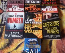 James Patterson Books  Any 5 (free Registered Post)