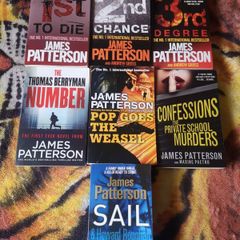James Patterson Books  Any 5 (free Registered Post)