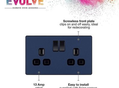 Navy double socket