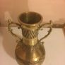 brass vase heavy high detail free postage Image 2