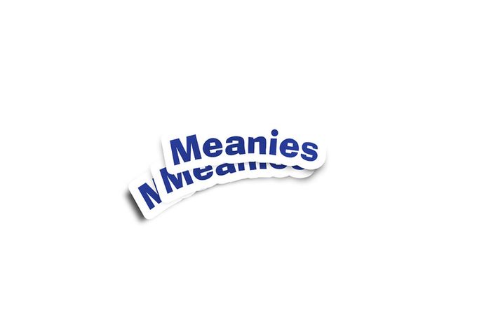 Meanies Logo Glossy Stickers 2-Pack