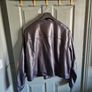Ladies plus size black leather biker jacket Image 2