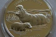 Hippos Silver Proof - 1996 - 50000 Pesos