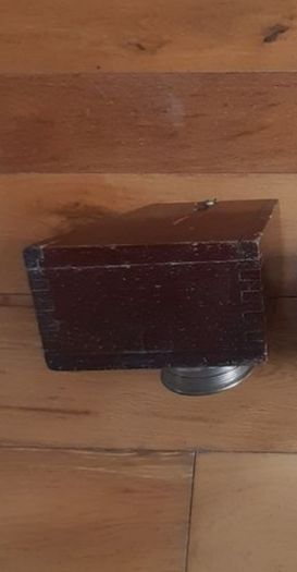 Rare Wooden Vintage Lamp
