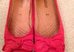 Gabor red comfort pumps