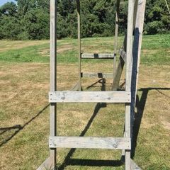 Wooden monkey bars