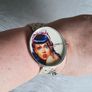 RARE Vintage Fiorucci "Rear Window" Pin-Up Watch - Polka Dot Strap Image 10