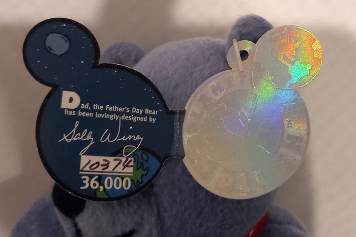 Beanie bears Planet Plush "Dad"