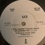 U2  Very Rare - 1987 The Joshua Tree Album Sampler 3 UK 7" vinyl  Promo Copy Image 3