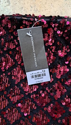 Mini sequin skirt