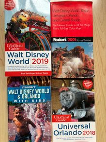 Walt Disney, Universal And Florida Travel Books