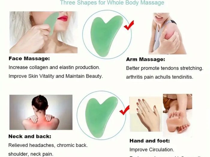 Gua sha massager resin brand new