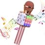 Wireless Karaoke Microphone,Bluetooth Dancing LED Lights Handheld Portable Speaker Karaoke Machine,Compatible with Android & iOS Devices,Home KTV Outdoor Party Image 7