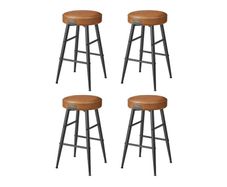 Set of 4 Bar stools faux leather  FREE DELIVERY