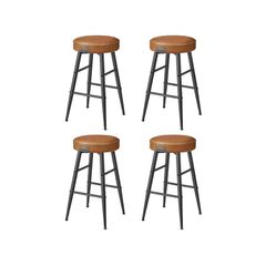 Set of 4 Bar stools faux leather  FREE DELIVERY
