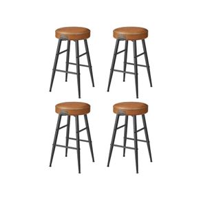 Set of 4 Bar stools faux leather  FREE DELIVERY