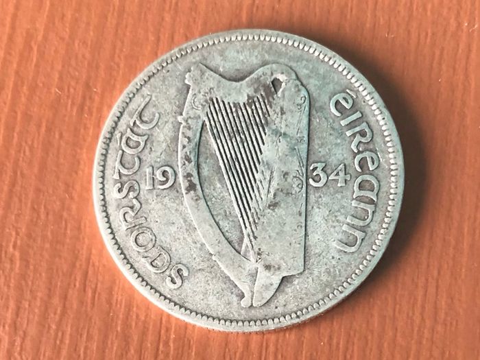 Irish silver half crown