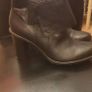 Black Clarks Ladies Ankle Boots Image 2