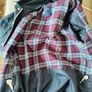 GAP ladies jacket coat with hood and zip and clip button closure in very good condition with no issues see last three photos for exact measurements size large FREE STANDARD POSTAGE INCLUDED Image 5