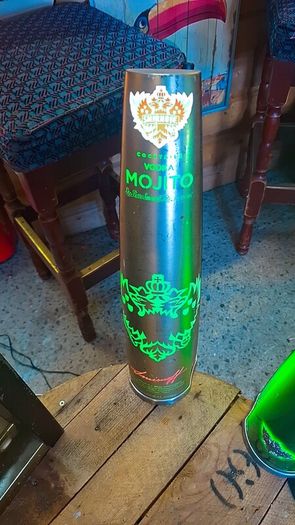 Smirnoff Mojito cocktail light up countermounts