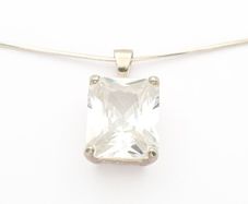 Clear Quartz 925 Silver Necklace
