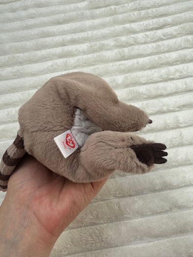 Ty Beanie Baby Bellies Petey the Raccoon approx. 6 Inch Plush Used Please see pictures