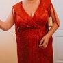 Red maxi dress Image 6