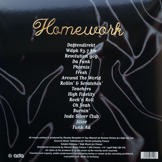Daft Punk Homework X2LPS