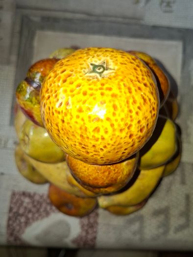 Beautiful one piece Majolica Fruit Stack c1960s will certainly impress your guest Postage Available,