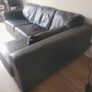 FREE 3-Seater L-Shaped Black Sofa Image 6