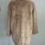 jacket faux fur Zara beige edge to edge jacket large Image 5