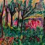Original Art Fauvist Art Fauvist Forest landscape Image 2