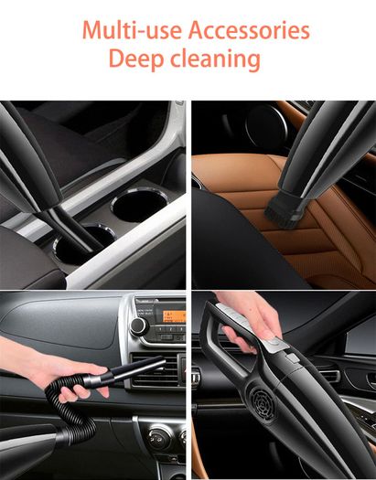 120W 3600mbar Car Vacuum Cleaner High Suction For Car Wet And Dry dual-use Vacuum Cleaner Handheld 12V Mini Car Vacuum Cleaner