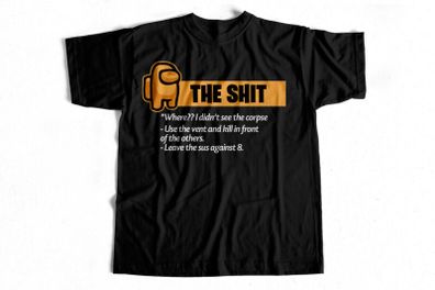 The Shit Imposter among us t-shirt impostor t-shirt