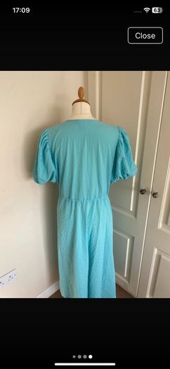 ICHI turquoise dress size 10