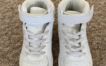 Penneys White Leather High-tops