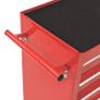 Tool Trolley with 15 Drawers Steel Red (147175+2x147176) Image 5